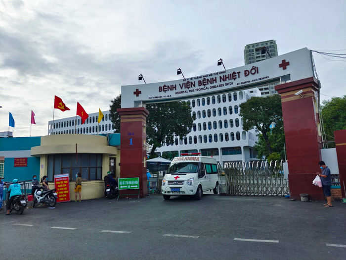 Bệnh viện Bệnh Nhiệt đới TP HCM. Ảnh: Độc Lập/Báo Thanh Niên