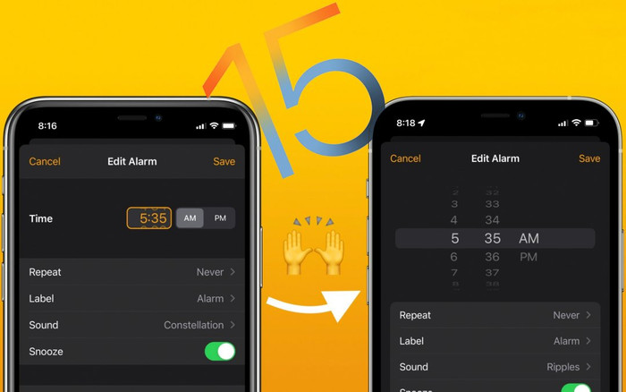 iOS 15 mang đến tin mừng: Giao diện đặt báo thức ngày nào sẽ được Apple 'hồi sinh' trở lại Ảnh 2