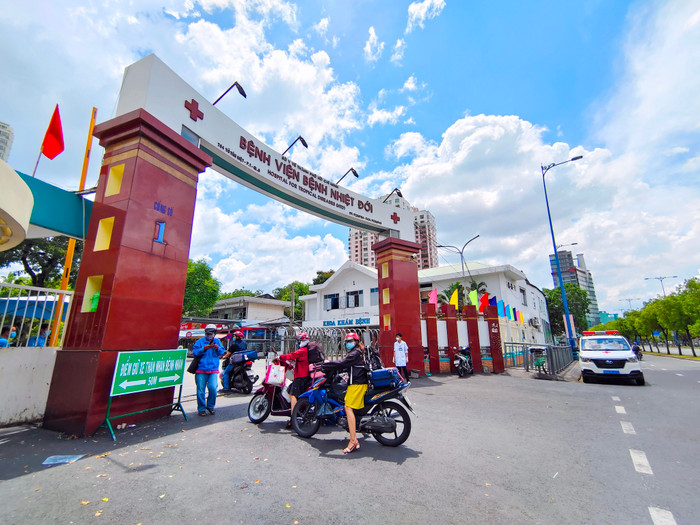 Bệnh viện Bệnh Nhiệt đới. Ảnh: Báo Thanh Niên