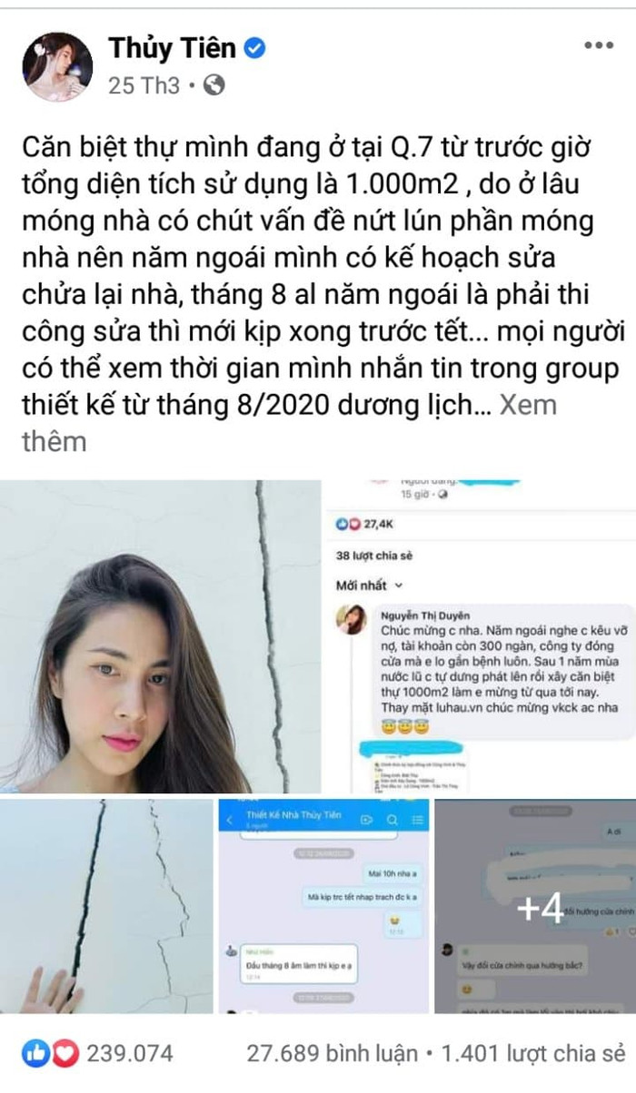 Nhiều điểm bất thường trong tâm thư Thuỷ Tiên trần tình về biệt thự: 'Chi phí 3,2 tỷ là quá hoang đường'? Ảnh 8