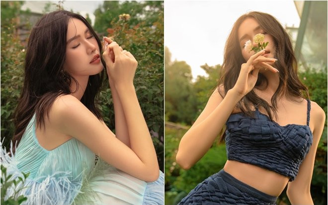 Á hậu Phương Anh đón sinh nhật tuổi 23 với bộ ảnh đẹp tựa sương mai: Sắc vóc đúng chuẩn Hoa hậu Quốc tế Ảnh 2