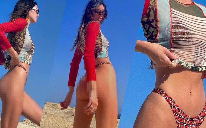 Kendall Jenner diện bikini khoe body toàn chỗ 'hiểm hóc' khiến cánh mày râu phát sốt Ảnh 2