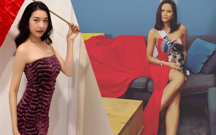 Ra mà xem H'Hen Niê, Á hậu Thúy Vân diện váy đẹp đến phát hờn chỉ để xem bóng đá Ảnh 2