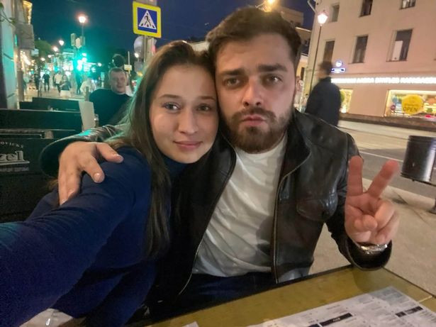 Pankratov bên chồng sắp cưới Voronin và cũng là hung thủ sát hại cô.