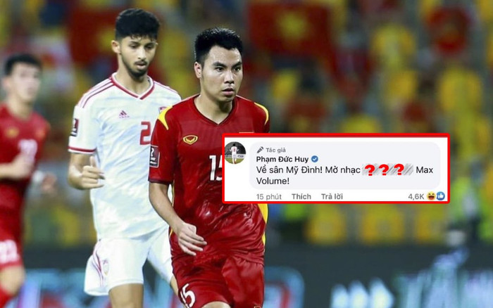 Sau màn cổ vũ 'ám ảnh', đây là ca khúc cầu thủ Đức Huy muốn mở 'max volume' nếu gặp lại đội tuyển UAE Ảnh 2