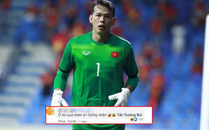 Bị 'chê ở dơ', thủ môn Tấn Trường có màn đáp trả siêu đáng yêu Ảnh 2