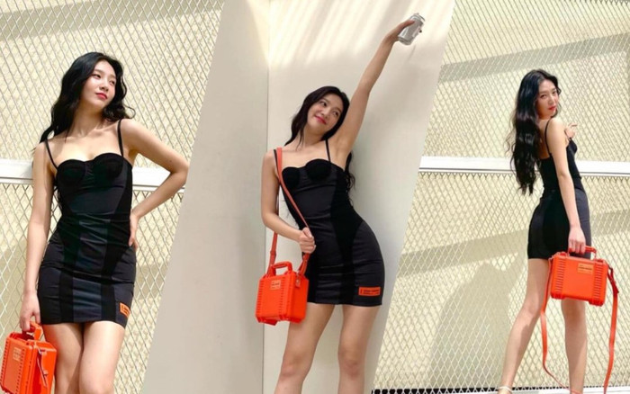 'Body siêu thực' của Joy Red Velvet trong váy hai dây ngắn cũn cỡn viral khắp mạng xã hội Ảnh 2