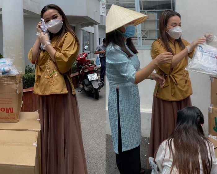 Phi Nhung làm từ thiện sau ồn ào đời tư.