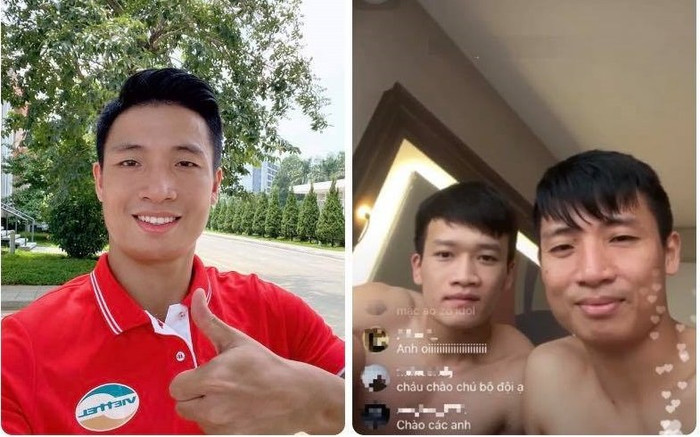 Bùi Tiến Dũng rủ Hoàng Đức thử livestream nhưng được 5 phút đã vội 'say bye' vì nhiều lí do này Ảnh 2