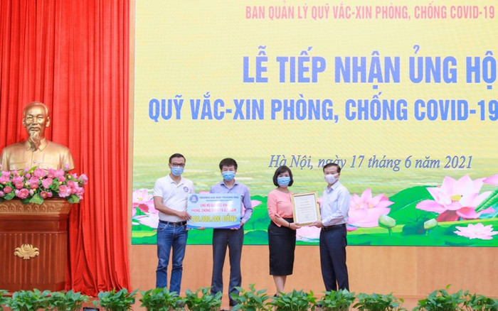 Các trường đại học tích cực ủng hộ quỹ vắc xin phòng chống Covid-19 Ảnh 2
