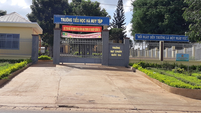 Trường tiểu học Hà Huy Tập. Ảnh: Người Lao Động