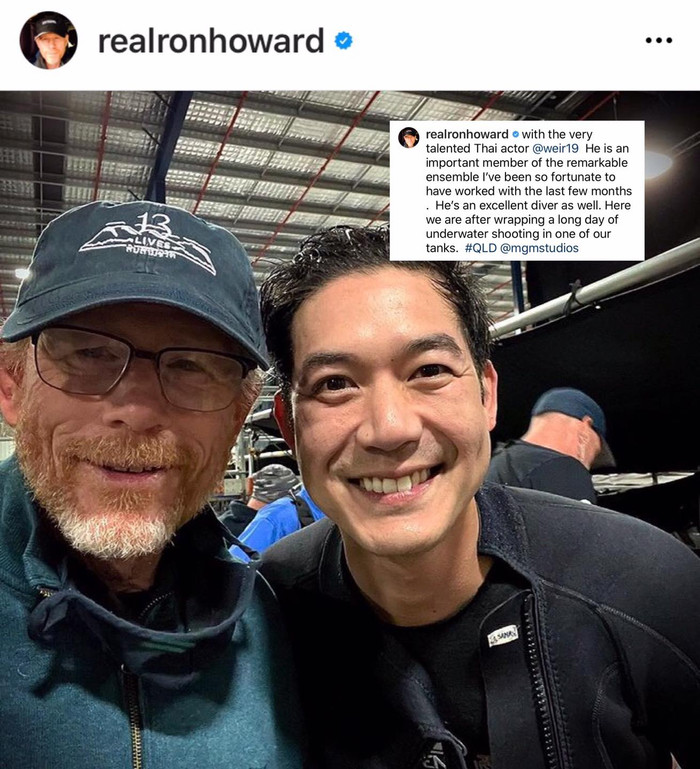 Đạo diễn Ron Howard dành lời khen cho nam nghệ sĩ người Thái: 'Tôi may mắn khi được làm việc với anh ấy' Ảnh 8