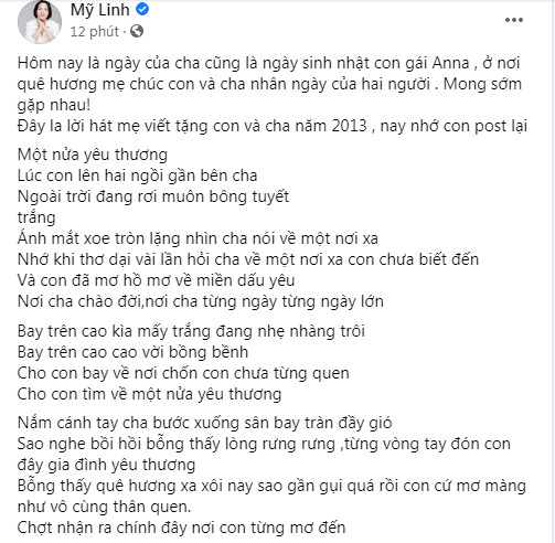 Sao Việt đồng loạt chia sẻ, gửi lời chúc ý nghĩa nhân Ngày của Cha Ảnh 2