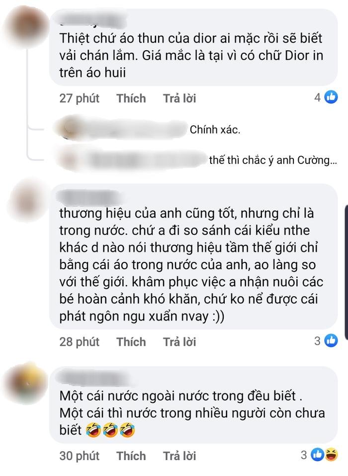 Đỗ Mạnh Cường gây tranh cãi khi so sánh áo Dior không khác áo thun 196 ngàn đồng Ảnh 3