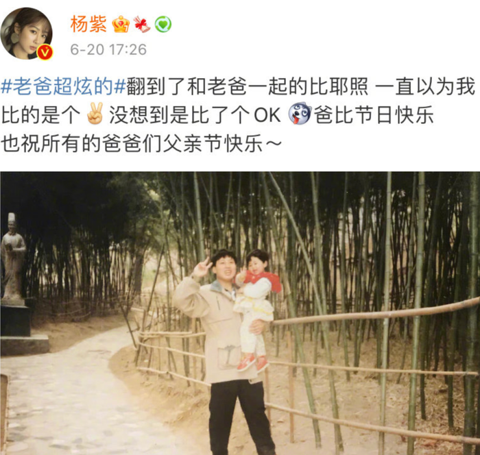 Sao Hoa Ngữ mừng Ngày của Bố: Dương Tử khoe ảnh thưở bé, hành động của Tiêu Chiến có ý nghĩa nhất Ảnh 3