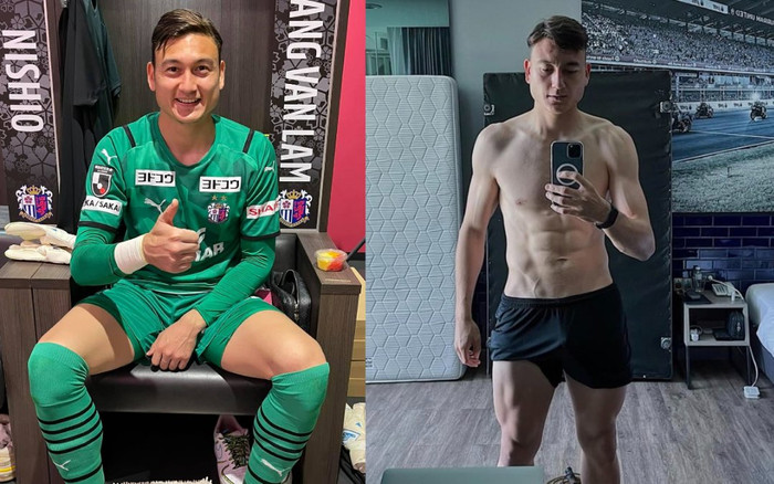 Đặng Văn Lâm cởi trần khoe '6 múi sầu riêng thơm phức' khiến hội chị em 'mê mệt' Ảnh 2