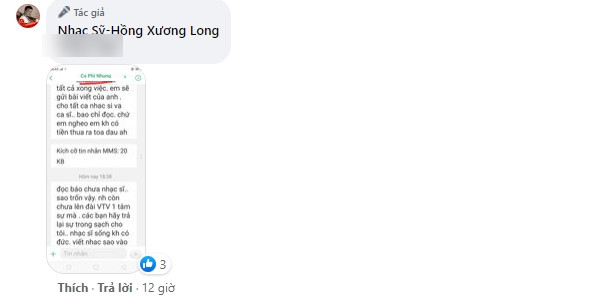 'Nhạc sĩ hit Lỡ Duyên' tung tin nhắn bị Phi Nhung uy hiếp: 'Sống không có đức viết nhạc sao vào' Ảnh 5