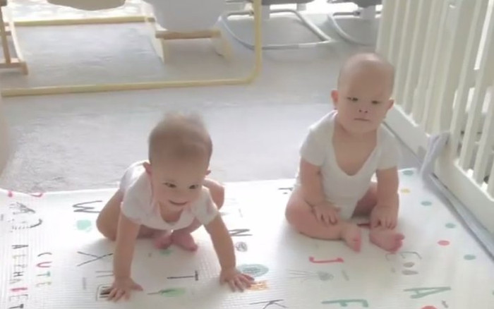 Hồ Ngọc Hà đăng clip Lisa - Leon thi bò với nhau: Kết quả khiến ai cũng 'ngã ngửa' Ảnh 2