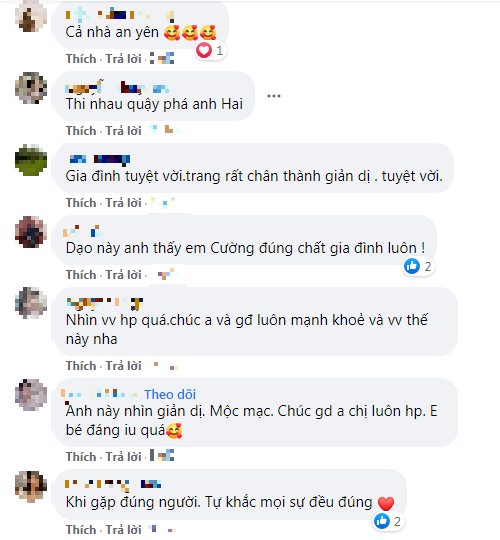 Dân mạng bày tỏ sự vui mừng khi thấy Cường Đô La cuối cùng cũng có cho mình một mái ấm hạnh phúc thật sự.