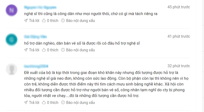 Dân mạng tranh cãi xoay quanh đề xuất hỗ trợ nghệ sĩ bị ảnh hưởng bởi dịch COVID-19 Ảnh 3