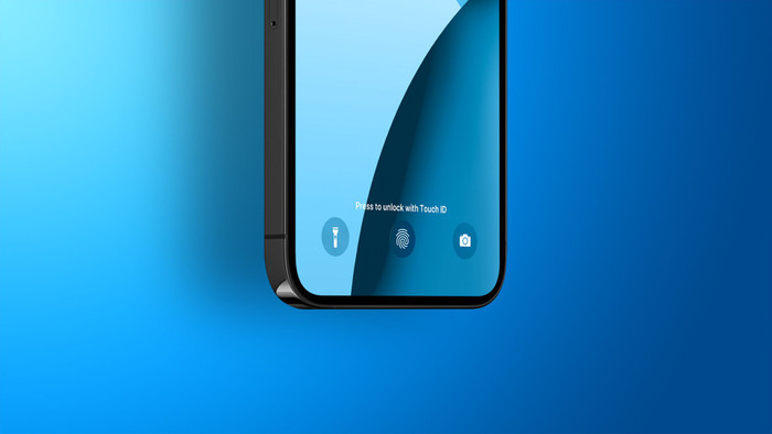 Một số mẫu iPhone ra mắt vào năm sau sẽ được trang bị cảm biến vân tay bên dưới màn hình. (Ảnh: MacRumors)