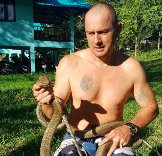 Ông Bernd Grotch, người Đức, đã cư trú tại Koh Tao nhiều năm.