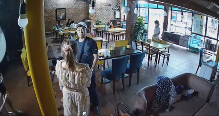 Đoạn clip hiện đang được lan truyền trên mạng xã hội sáng nay