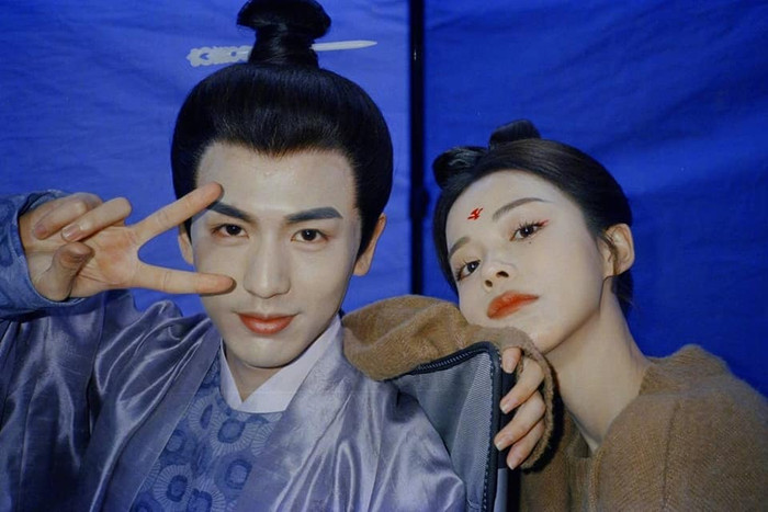 Ảnh hậu trường Thương lan quyết.