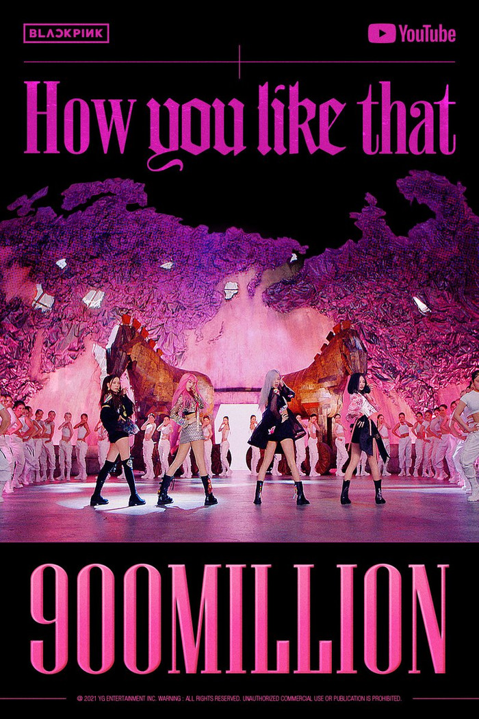 MV How You Like That của BlackPink vượt mốc 900 triệu view.