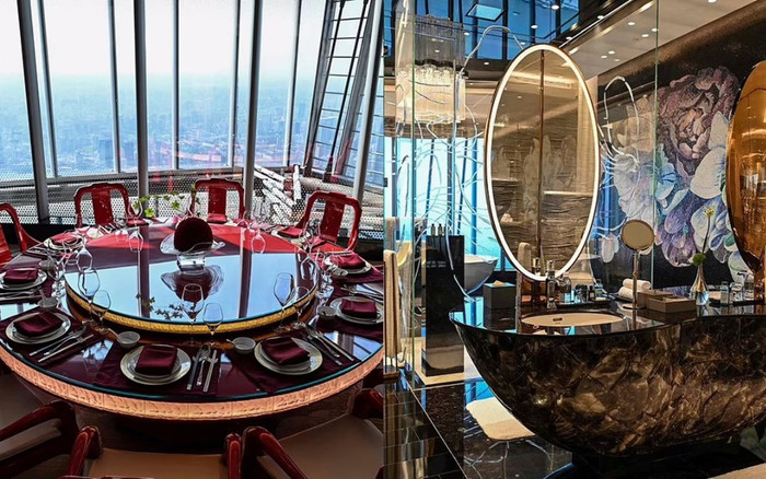 Khách sạn 'trên mây' cao nhất thế giới: Choáng ngợp trước vẻ xa hoa và mức giá 'khủng' 10.000 USD/đêm Ảnh 2