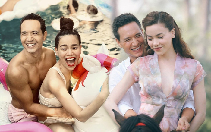 Dân tình cưng xỉu khoảnh khắc Hồ Ngọc Hà và Kim Lý tái hiện 'Cả một trời thương nhớ' phiên bản đi bơi Ảnh 2