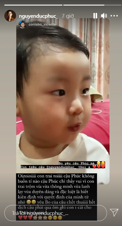 Đức Phúc phản hồi lời xin lỗi của bé Bo.