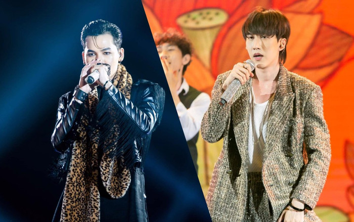 VP Bá Vương và Ali Hoàng Dương có màn 'đối chọi' trang phục trên sân khấu The Heroes Ảnh 2