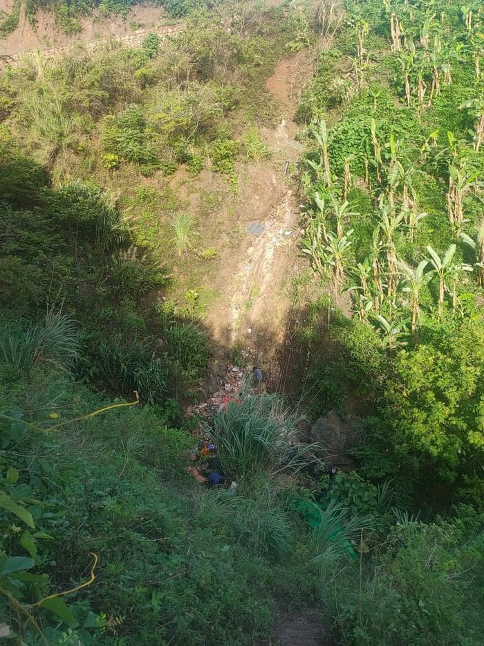 Hiện trường xảy ra vụ việc.