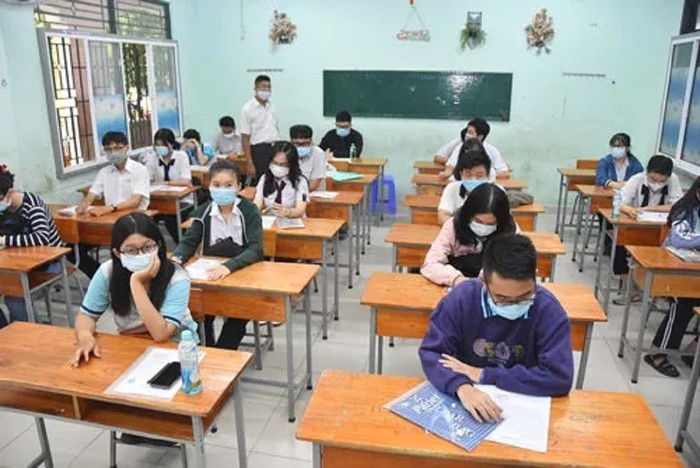 Học sinh TP HCM dự thi đợt 1 kỳ thi tốt nghiệp THPT năm 2020 (Ảnh: TẤN THẠNH)