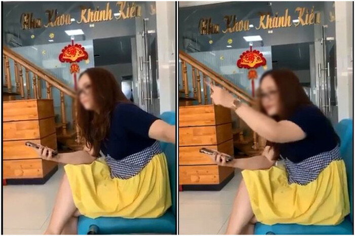 Bà chủ phòng khám nha khoa Khánh Kiều xảy ra xô xát với khách hàng của mình.