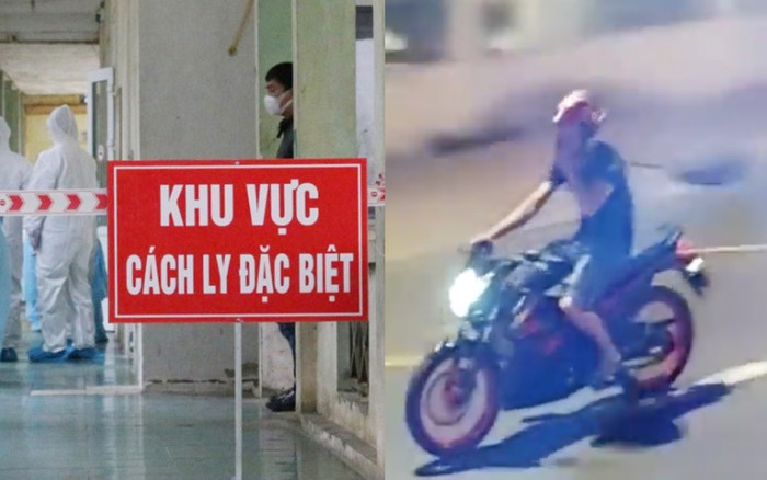 Clip: Vợ bị đưa đi cách li tập trung, người chồng chạy xe máy đuổi theo, vừa đi vừa quệt nước mắt Ảnh 2