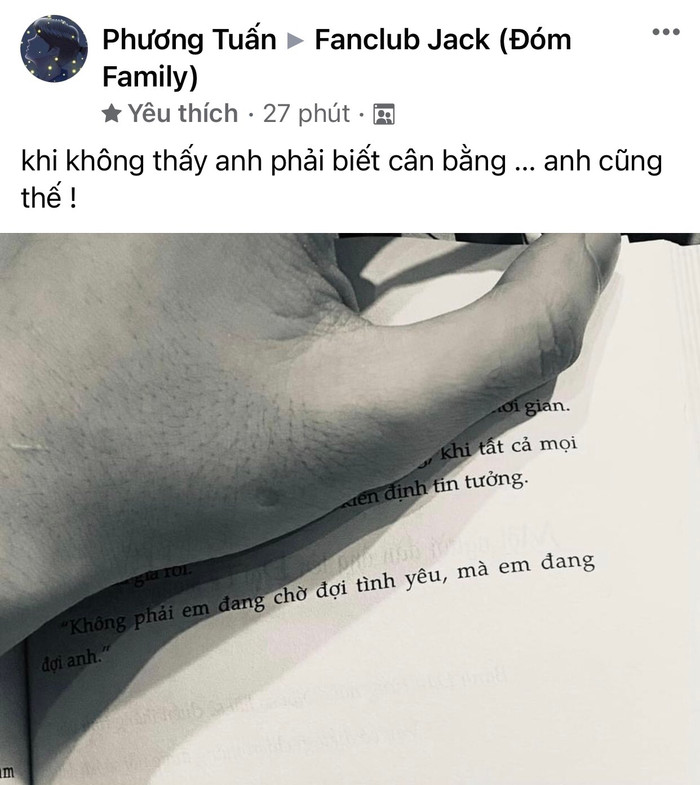 'Mượn sách tỏ tình' nhưng sợ fan không hiểu, Jack làm liên hoàn status và bình luận giải thích Ảnh 4