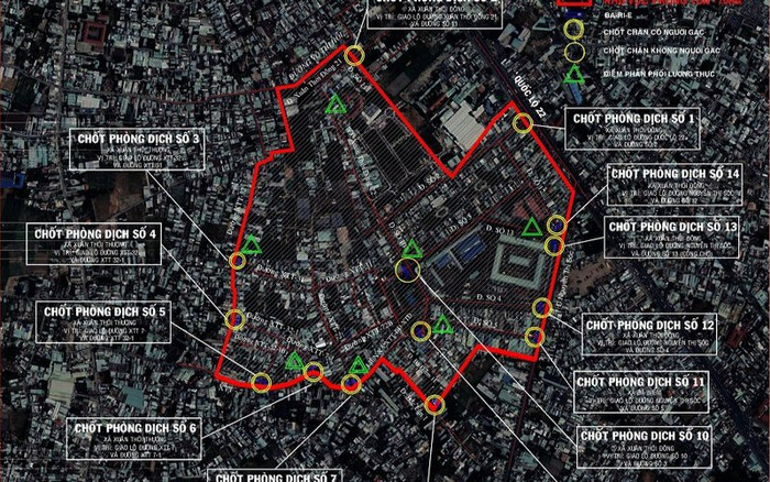 TP.HCM: Huyện Hóc Môn phong tỏa 3 khu vực từ 0h ngày 30/6 để phòng, chống dịch COVID-19 Ảnh 2