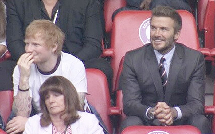 Khoảnh khắc Ed Sheeran giản dị bên David Beckham gây sốt cả thế giới Ảnh 2