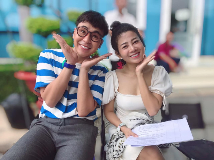 Mai Phương chính là người đồng hành cùng nam MC ngay từ những ngày đầu tiên vào nghề