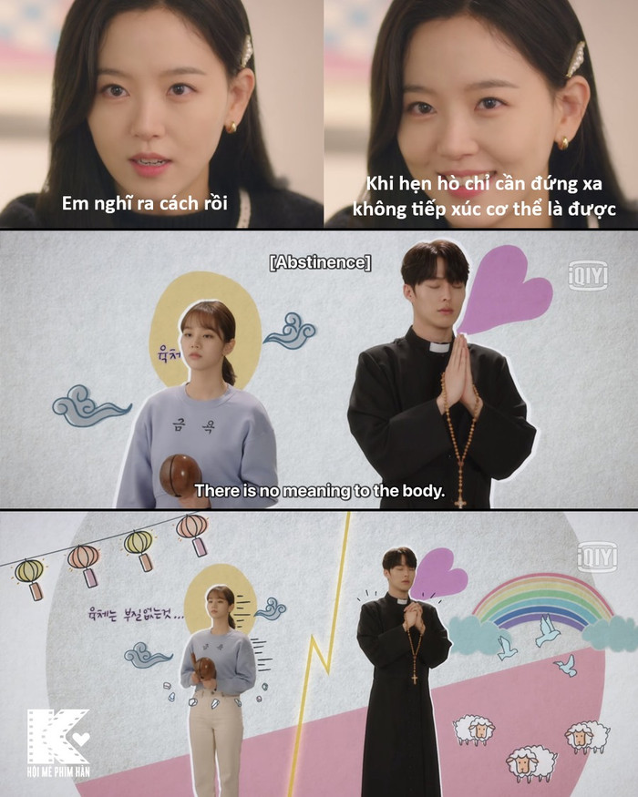 Yang Hye Sun khuyên họ nên không nên tiếp xúc thân thể