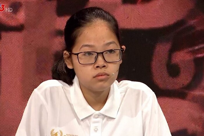 Nữ sinh Đỗ Hồng Liên (THPT Mê Linh, Hà Nội),