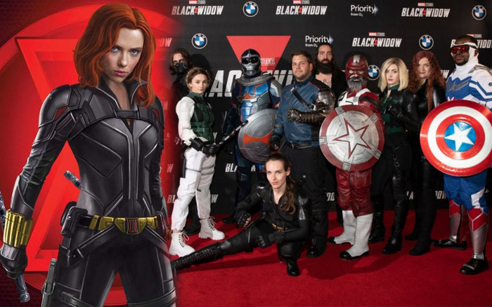 'Góa phụ đen' Scarlett Johansson xuất hiện đặc biệt trong họp báo ra mắt 'Black Widow' Ảnh 2