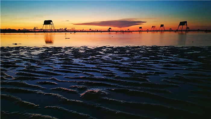 Du lịch Cồn Đen Thái Bình đầy hấp dẫn. Bình minh trên biển Cồn Đen