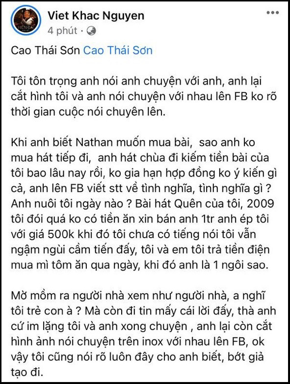 Bài viết của nhạc sĩ Khắc Việt
