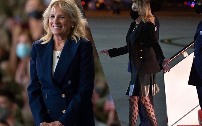 Đệ nhất phu nhân Mỹ Jill Biden phản bác khi bị chê mặc tất lưới xuyên thấu kém sang Ảnh 2