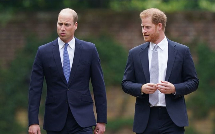 Hoàng tử Harry 'căng thẳng' khi xuất hiện cạnh anh trai trong lễ khánh thành tượng cố Công nương Diana Ảnh 2