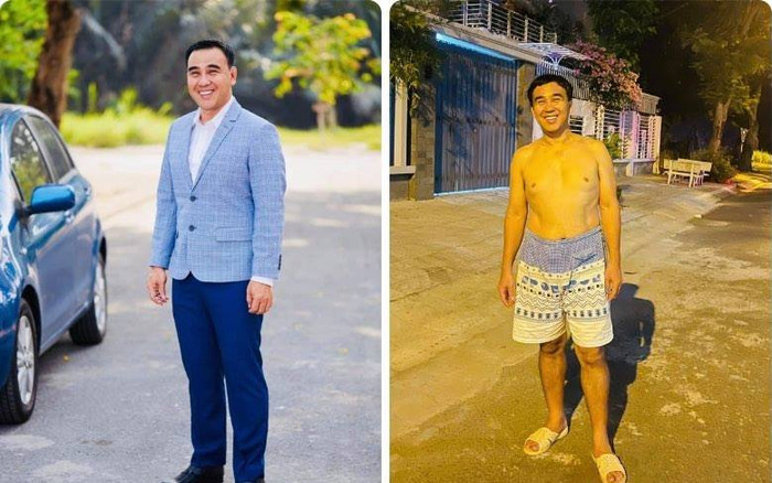 Quyền Linh hài hước khoe ảnh 'bán nude', so sánh nghệ sĩ và đời thường Ảnh 2