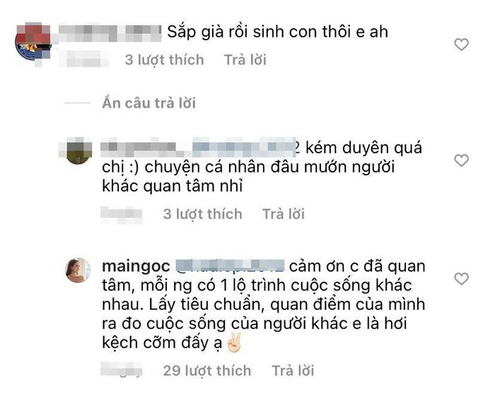 Bình luận kém duyên từ khán giả.